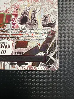 One Piece A Fist of Divine Speed Gum Gum Fire Fist Pistol Red Hawk OP11-114 Alt - Image 5
