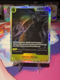 Gecko Moria Foil OP14-104 The Azure Sea's Seven One Piece - Image 1