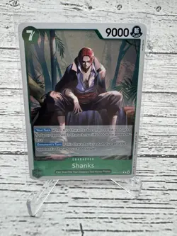 Shanks OP14-027 R The Azure Sea's Seven Rare Full Art Foil One Piece TCG NM/M - Image 1