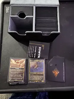 MTG Commander Deck Lord of the Rings Riders of Rohan Double Sleeved W/ Deck Box - Image 3