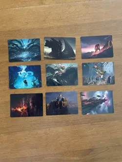 Magic The Gathering Lord Of The Rings Art Series. 6 Count - Image 1