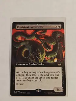 Persistent Constrictor (Extended Art) Commander: Duskmourn: House of Horror... - Image 1
