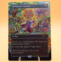 Chromatic Lantern | #2314 | Rare | Borderless Rainbow Foil | Furby | Secret Lair - Image 1