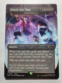 Absorb into Time - Temporal Extortion Secret Lair Drop Regular - Image 1