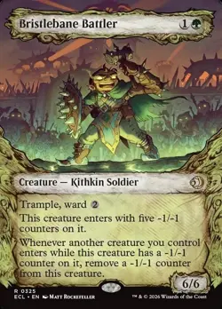 Bristlebane Battler - SHOWCASE - Lorwyn Eclipsed - MtG- NM - Image 1