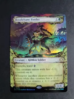Bristlebane Battler (Showcase Foil) Rare MTG Lorwyn Eclipsed - Image 1