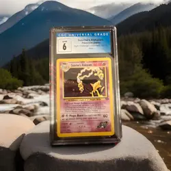 Sabrina's Alakazam Holo Foil Rare Pokemon TCG Card #16/132 Gym Challenge Vintage - Image 1