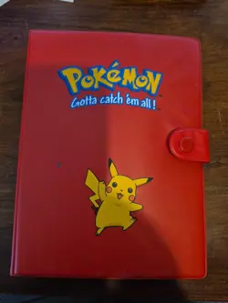 Vintage 1999 Pikachu “Gotta catch ‘em All!” Pokemon Card Binder Collection - Image 1
