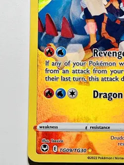 DRUDDIGON 2022 POKEMON SILVER TEMPEST TRAINERS GALLERY HOLO TG09/TG30 Full Art - Image 4