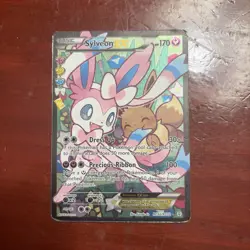 Pokemon TCG Sylveon EX Full Art RC32-32 Generations Radiant Collection Holo Card - Image 1