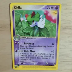 KIRLIA 40/100 POKEMON CARD (EX SANDSTORM SET) - Image 1