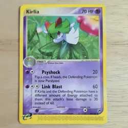 KIRLIA 40/100 POKEMON CARD (EX SANDSTORM SET) - Image 2