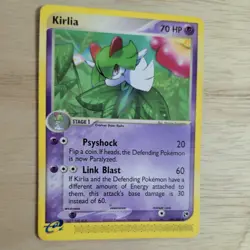 KIRLIA 40/100 POKEMON CARD (EX SANDSTORM SET) - Image 3