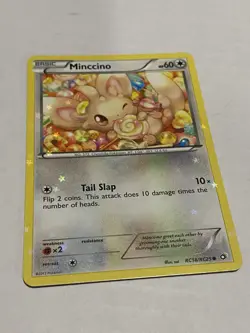 Pokemon Legendary Treasures Radiant Collection Minccino RC18/RC25 Holo 2013 Card - Image 1