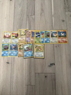 Vintage WOTC Pokemon TCG Non Holo Rare - Lot Of 14 Cards - Image 1