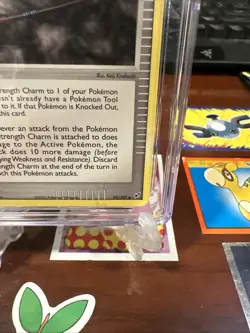 Pokemon EX Deoxys 92/107 Uncommon Card - Strength Charm Cgc Pristine 10 - Image 5