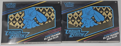 Lot of TWO Pokemon TCG Crown Zenith Elite Trainer Box Plus Center Exclusive 820650851872 - Image 1
