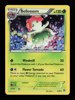Bellossom 4/98 Holo Uncommon XY - Ancient Origins Pokemon Card - Image 1