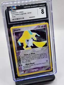 Jirachi - Pokemon EX Hidden Legends Holo 8/101, NM/Mint (CGC 8) - Image 1
