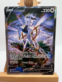 Pokemon Brilliant Stars - 166/172 Arceus V - Ultra Rare - NM/M - Image 1