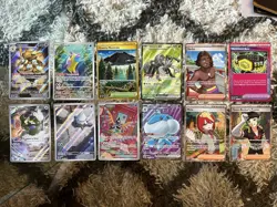Pokemon TCG Full Art Lot (12 Cards) - Mixed Sets - Near Mint - Image 1