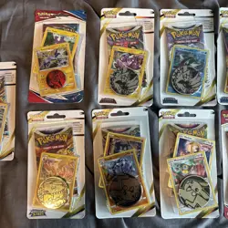Pokemon TCG Checklane Blister Pack Lot of 9 Sword & Shield Sealed - Image 3