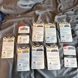 Pokemon TCG Checklane Blister Pack Lot of 9 Sword & Shield Sealed - Image 5