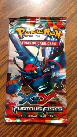 Pokemon Trading Card Game Furious Fists Game Cards. - Image 1