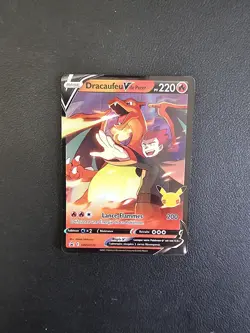 Carte Pokemon Dracaufeu V de Peter SWSH133 Epee & Bouclier Promo FR NEUF - Image 1