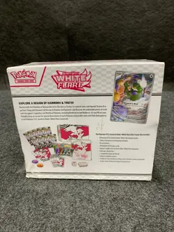POKEMON Scarlet & Violet- White Flare Elite Trainer Box, Sealed Box is Worn - Image 3