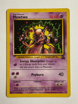 Mewtwo 14/53 Wotc Promo Pokemon Card - Image 1