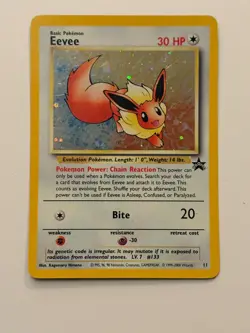 Eevee 11/53 Wotc Promo Holo Pokemon Card - Image 1