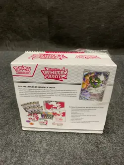 Pokemon TCG Scarlet & Violet White Flare Elite Trainer Box, Sealed Box is Worn - Image 4