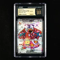 CGC 10 PRISTINE 2025 Pokemon CHN Charizard ex 145/129 SR - Image 1