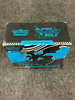 POKEMON Scarlet & Violet- Black Bolt Elite Trainer Box, Sealed Box is Worn - Image 1