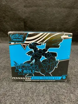 POKEMON Scarlet & Violet- Black Bolt Elite Trainer Box, Sealed Box is Worn - Image 2