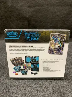 POKEMON Scarlet & Violet- Black Bolt Elite Trainer Box, Sealed Box is Worn - Image 4