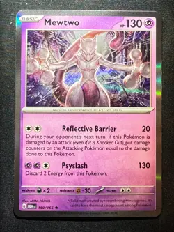 pokemon card mewtwo 150 holo (A) - Image 1
