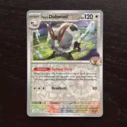 Hop's Dubwool 136/159 Pokemon Journey Together SV09 Reverse Holo Rare NM - Image 1