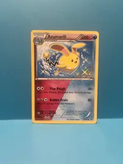 Azumarill 77/114 Steam Siege Uncommon Non Holo Pokemon Trading Card Mp - Image 1