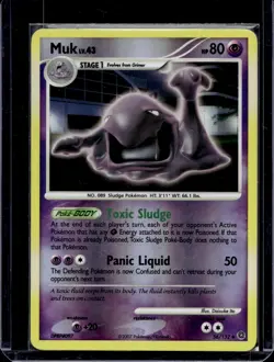 Muk 56/132 Uncommon Reverse Holo (NM) 2007 Pokemon Secret Wonders - Image 1