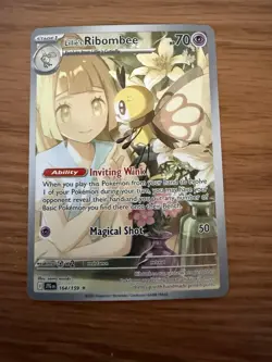 2025 Pokemon Journey Together Lillie's Ribombee IR 164/159 - Image 1