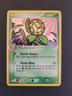 Sunflora 16/115 Unseen Forces Stamped Holo Rare Pokemon 2005 LP - Image 1
