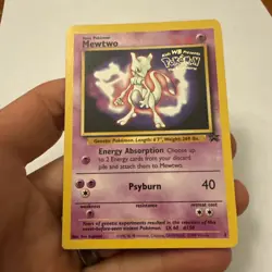 1999 Pokemon Mewtwo Promo Card Warner Bros First Movie Card. LV.60 #150 - Image 1