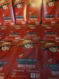 (10) One Piece OP13 Carrying On His Will Sleeved Booster Packs - LOT of (10) NEW - Image 2