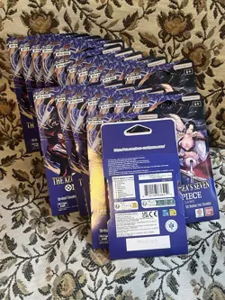 LOT of (20) OP-14 Sleeved Booster Packs Of One Piece TCG The Azure Sea's Seven - Image 2