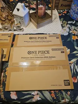 1 One Piece 25th Anniversary Premium Card Collection & 1 Film Red English Sealed - Image 3