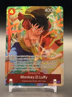 One Piece TCG Monkey.D.Luffy (Alternate Art) OP12-015 Legacy Of The Master Foil - Image 1
