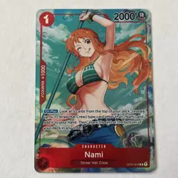 Nami Parallel OP01-016 Errata Romance Dawn One Piece Card Game - Image 1
