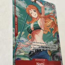Nami Parallel OP01-016 Errata Romance Dawn One Piece Card Game - Image 2